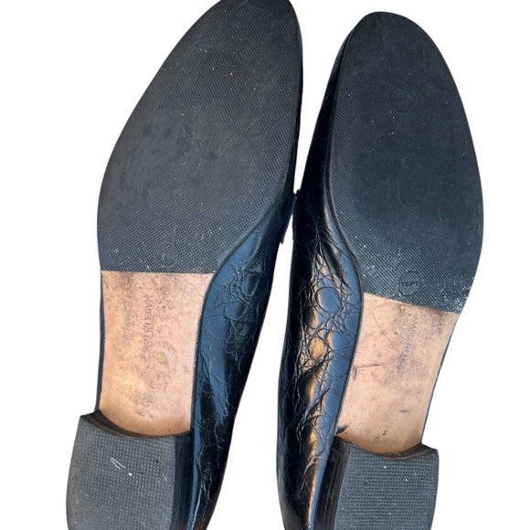 Vintage Salvatore Ferragamo Brown Women's Croc Loafers Size 8-1/2 - Picture 7 of 7